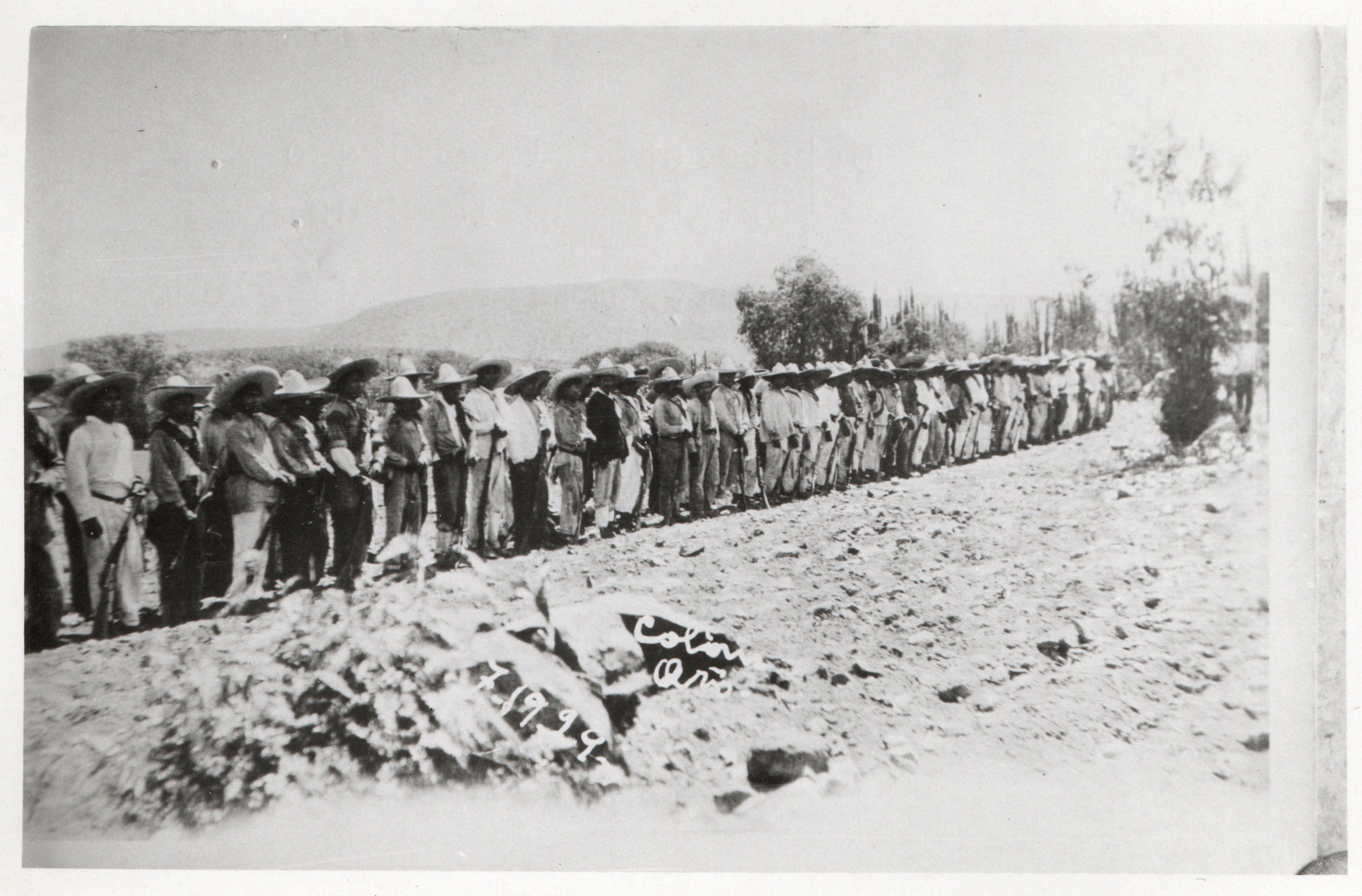 Licenciamiento de la Brigada de la Cruz en Colón, Querétaro, 19 de julio de 1929